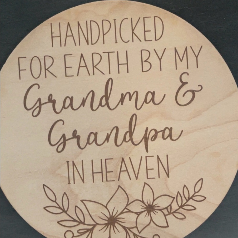Handpicked for Earth Wooden Plaque